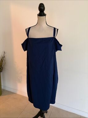 NWT $89 lane Bryant sz 22 blue dress 1829